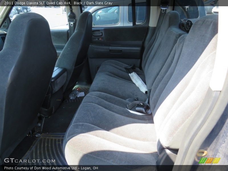 Black / Dark Slate Gray 2001 Dodge Dakota SLT Quad Cab 4x4