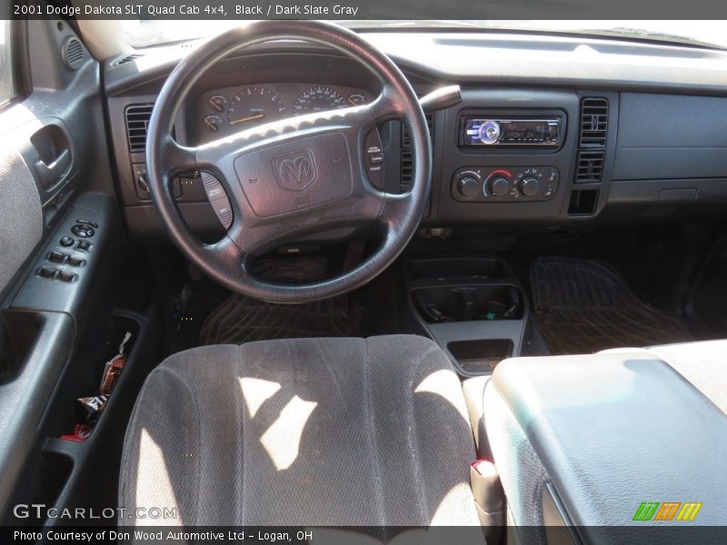 Black / Dark Slate Gray 2001 Dodge Dakota SLT Quad Cab 4x4