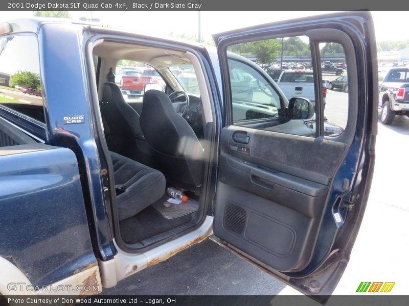 Black / Dark Slate Gray 2001 Dodge Dakota SLT Quad Cab 4x4