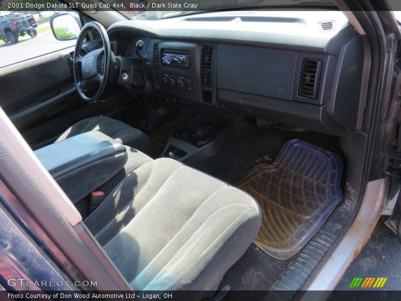 Black / Dark Slate Gray 2001 Dodge Dakota SLT Quad Cab 4x4