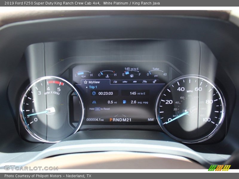 White Platinum / King Ranch Java 2019 Ford F250 Super Duty King Ranch Crew Cab 4x4
