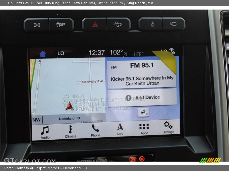 White Platinum / King Ranch Java 2019 Ford F250 Super Duty King Ranch Crew Cab 4x4