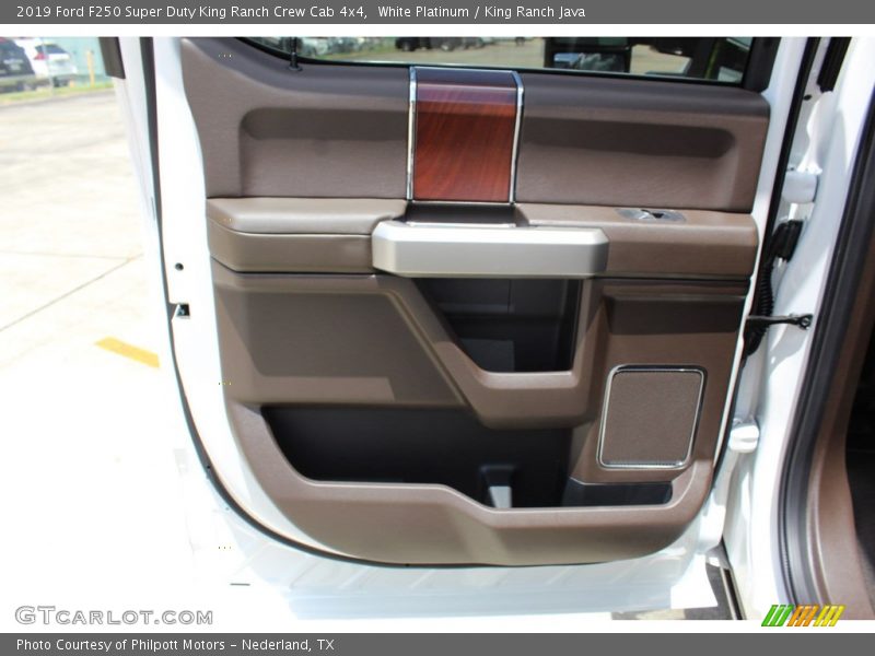 White Platinum / King Ranch Java 2019 Ford F250 Super Duty King Ranch Crew Cab 4x4