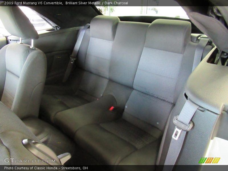 Brilliant Silver Metallic / Dark Charcoal 2009 Ford Mustang V6 Convertible