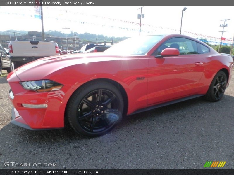 Race Red / Ebony 2019 Ford Mustang GT Fastback
