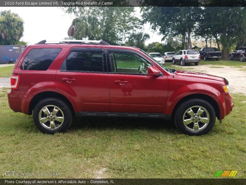 Sangria Red Metallic / Camel 2010 Ford Escape Limited V6