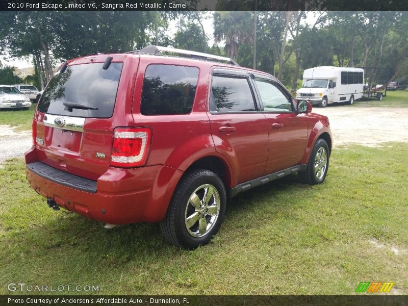 Sangria Red Metallic / Camel 2010 Ford Escape Limited V6