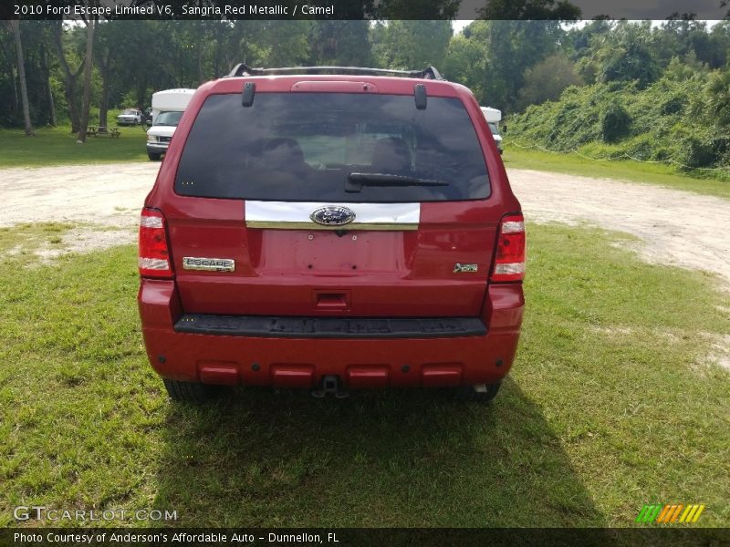 Sangria Red Metallic / Camel 2010 Ford Escape Limited V6