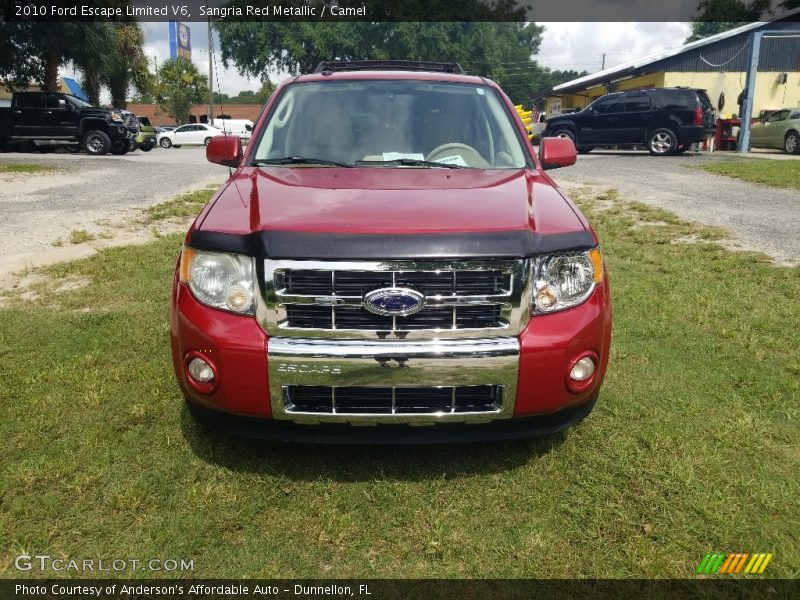 Sangria Red Metallic / Camel 2010 Ford Escape Limited V6