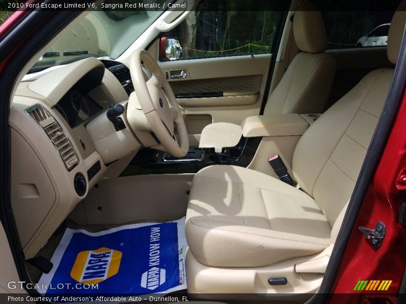 Sangria Red Metallic / Camel 2010 Ford Escape Limited V6