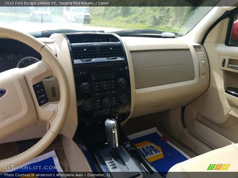 Sangria Red Metallic / Camel 2010 Ford Escape Limited V6
