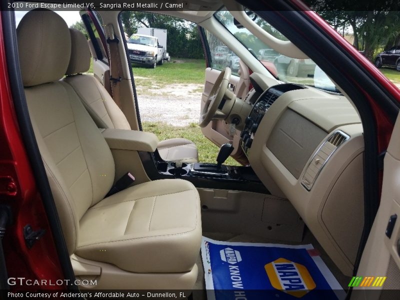 Sangria Red Metallic / Camel 2010 Ford Escape Limited V6