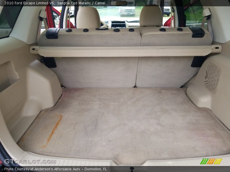 Sangria Red Metallic / Camel 2010 Ford Escape Limited V6