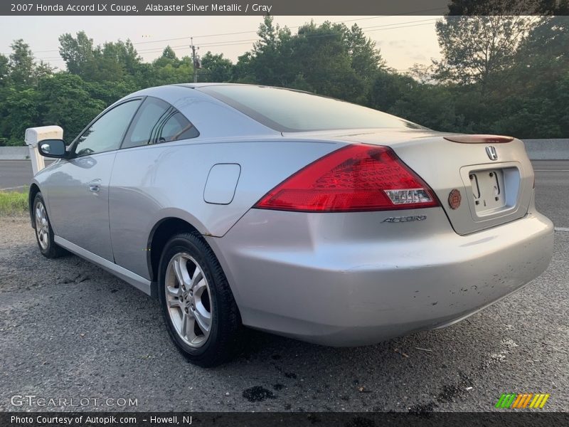 Alabaster Silver Metallic / Gray 2007 Honda Accord LX Coupe