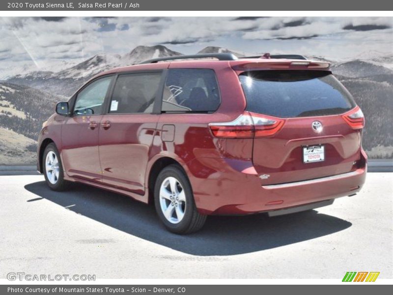 Salsa Red Pearl / Ash 2020 Toyota Sienna LE