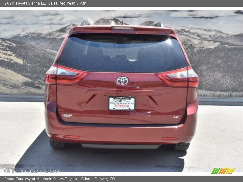 Salsa Red Pearl / Ash 2020 Toyota Sienna LE