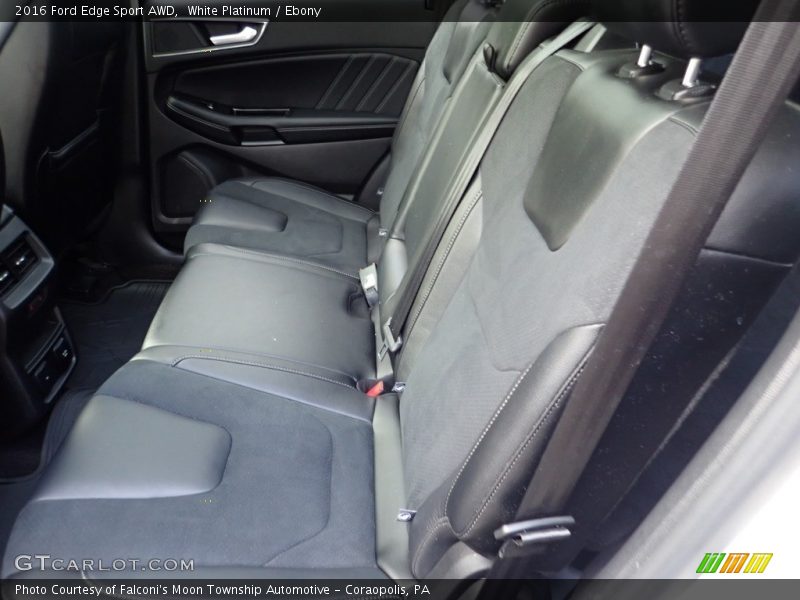 White Platinum / Ebony 2016 Ford Edge Sport AWD