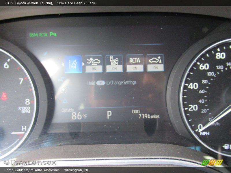 Ruby Flare Pearl / Black 2019 Toyota Avalon Touring