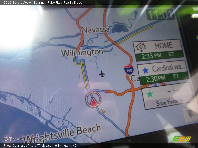 Ruby Flare Pearl / Black 2019 Toyota Avalon Touring
