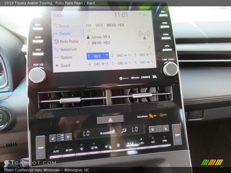 Ruby Flare Pearl / Black 2019 Toyota Avalon Touring