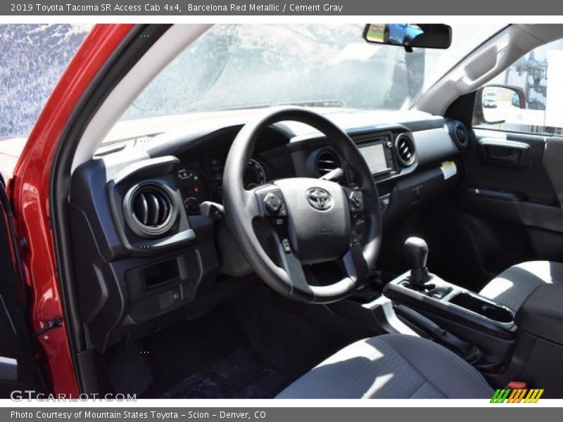 Barcelona Red Metallic / Cement Gray 2019 Toyota Tacoma SR Access Cab 4x4