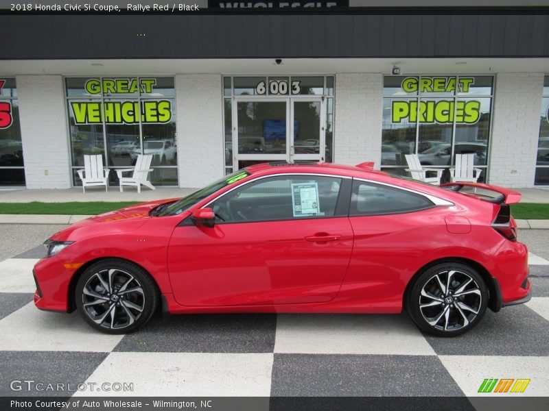 Rallye Red / Black 2018 Honda Civic Si Coupe