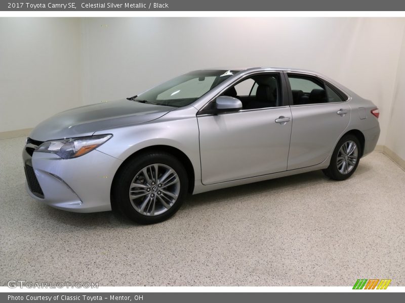 Celestial Silver Metallic / Black 2017 Toyota Camry SE