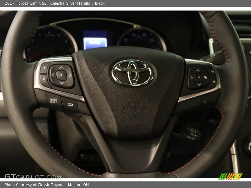 Celestial Silver Metallic / Black 2017 Toyota Camry SE