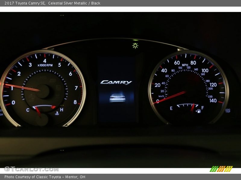 Celestial Silver Metallic / Black 2017 Toyota Camry SE