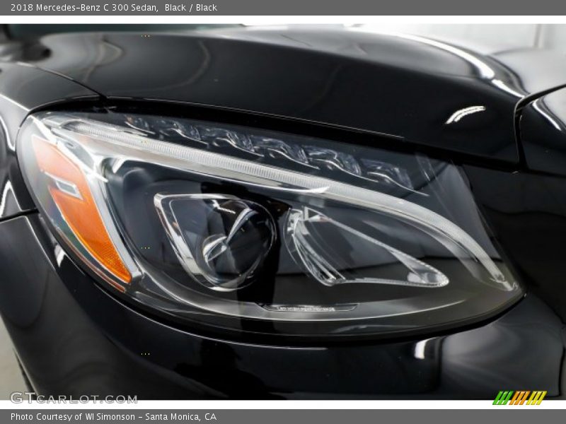 Black / Black 2018 Mercedes-Benz C 300 Sedan