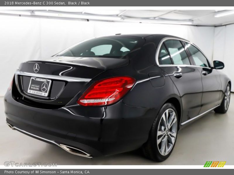 Black / Black 2018 Mercedes-Benz C 300 Sedan