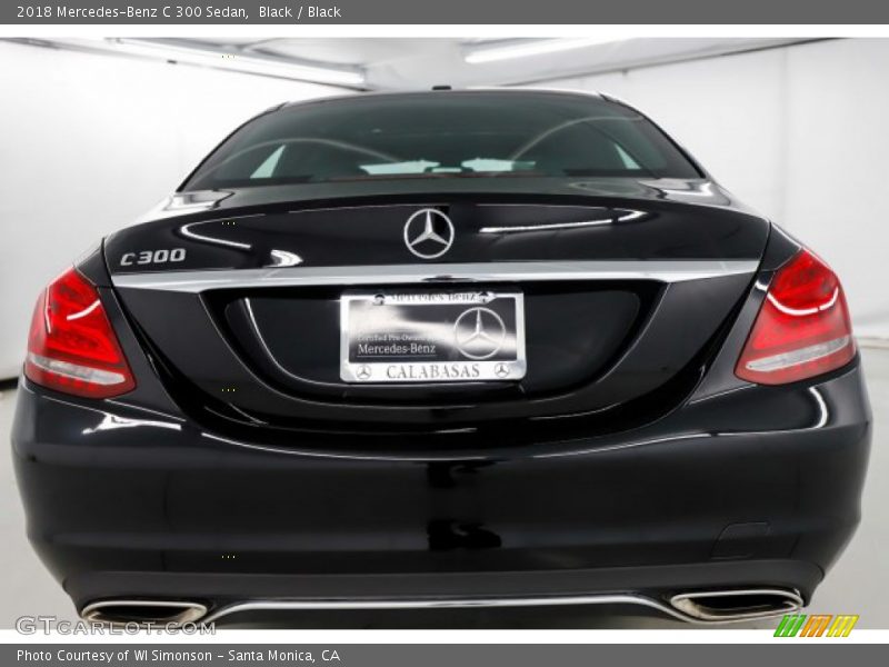 Black / Black 2018 Mercedes-Benz C 300 Sedan