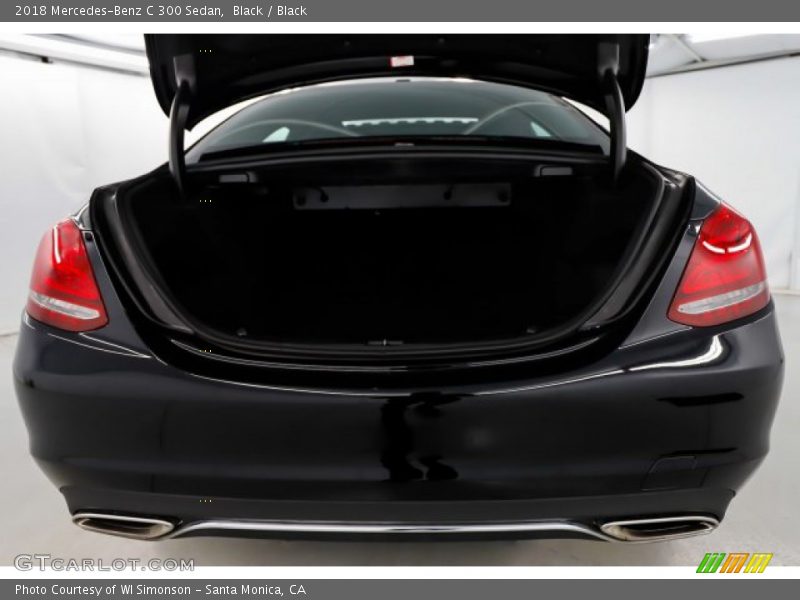 Black / Black 2018 Mercedes-Benz C 300 Sedan