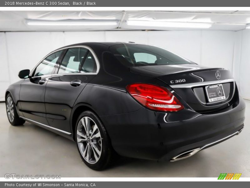 Black / Black 2018 Mercedes-Benz C 300 Sedan