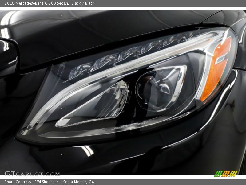 Black / Black 2018 Mercedes-Benz C 300 Sedan