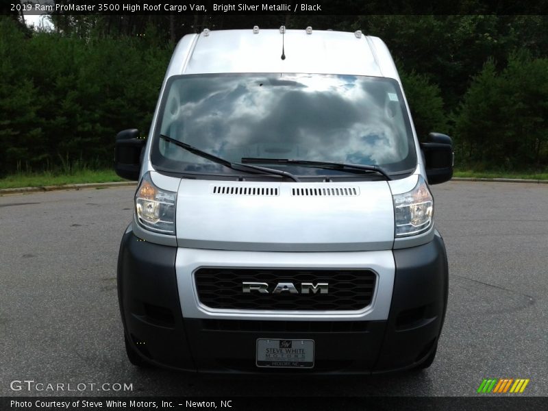 Bright Silver Metallic / Black 2019 Ram ProMaster 3500 High Roof Cargo Van