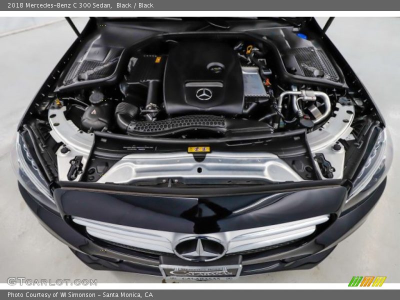 Black / Black 2018 Mercedes-Benz C 300 Sedan