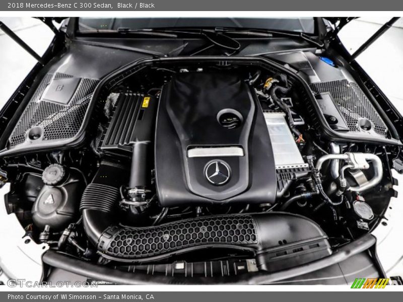 Black / Black 2018 Mercedes-Benz C 300 Sedan