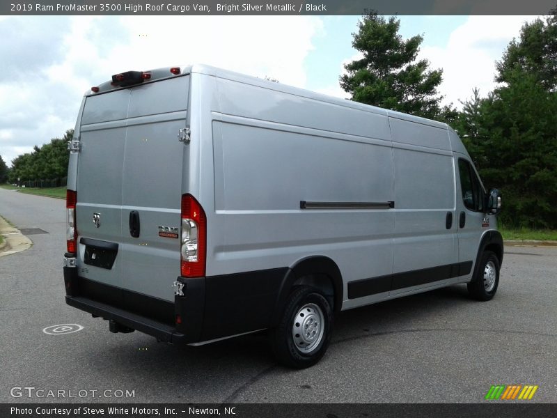 Bright Silver Metallic / Black 2019 Ram ProMaster 3500 High Roof Cargo Van
