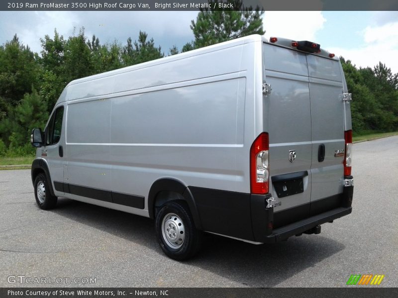 Bright Silver Metallic / Black 2019 Ram ProMaster 3500 High Roof Cargo Van