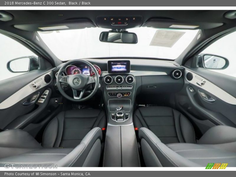 Black / Black 2018 Mercedes-Benz C 300 Sedan