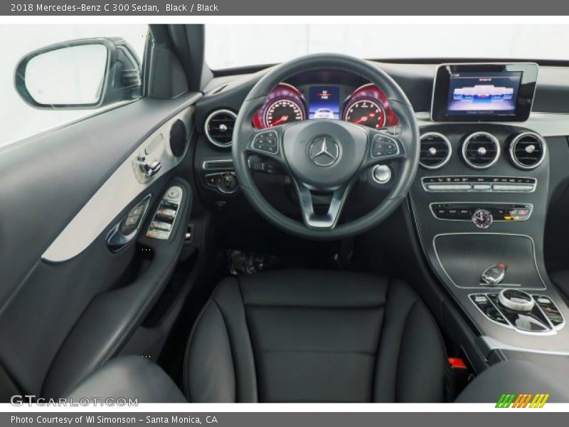 Black / Black 2018 Mercedes-Benz C 300 Sedan