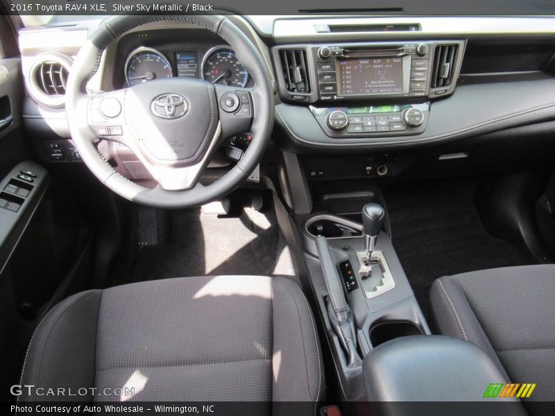 Silver Sky Metallic / Black 2016 Toyota RAV4 XLE