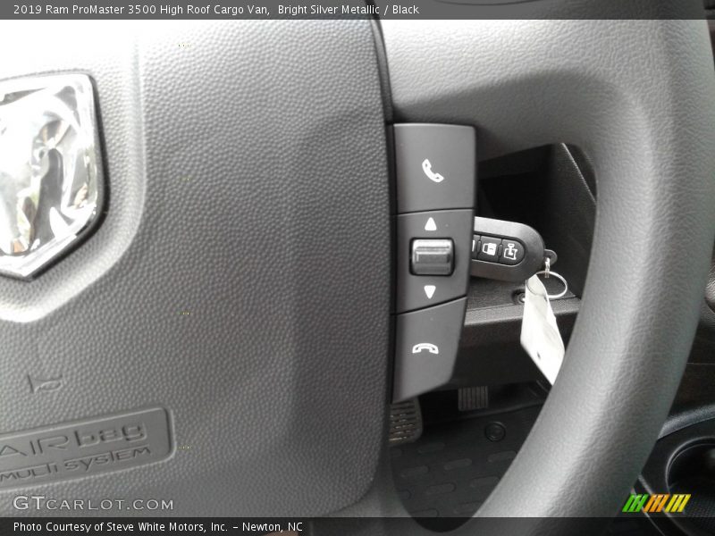 Bright Silver Metallic / Black 2019 Ram ProMaster 3500 High Roof Cargo Van