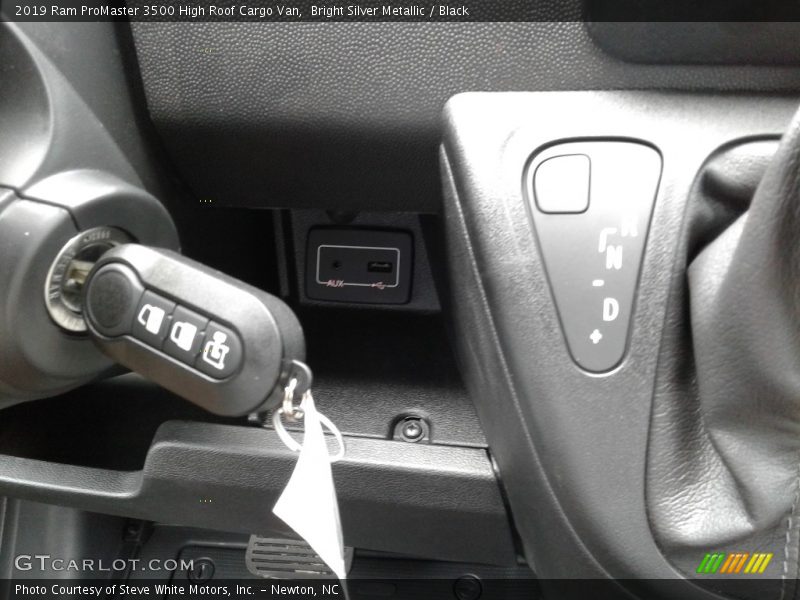 Bright Silver Metallic / Black 2019 Ram ProMaster 3500 High Roof Cargo Van
