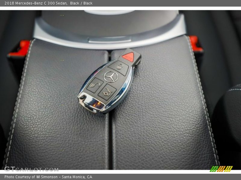 Black / Black 2018 Mercedes-Benz C 300 Sedan