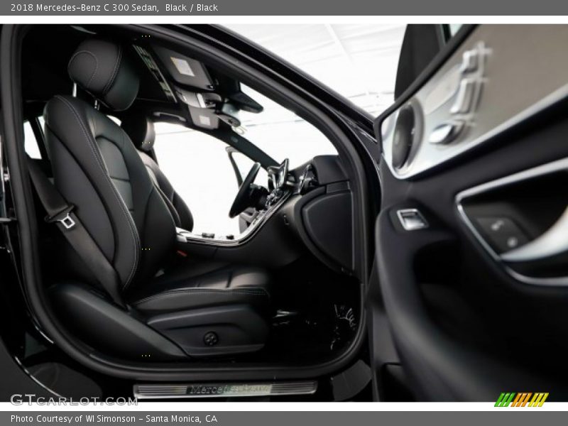 Black / Black 2018 Mercedes-Benz C 300 Sedan