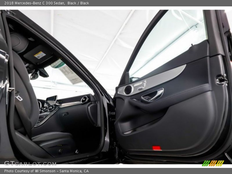 Black / Black 2018 Mercedes-Benz C 300 Sedan