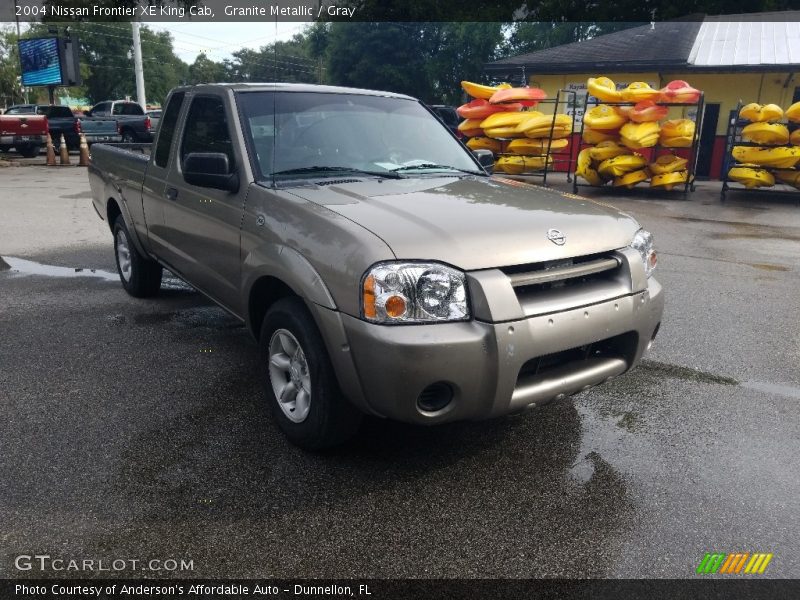 Granite Metallic / Gray 2004 Nissan Frontier XE King Cab