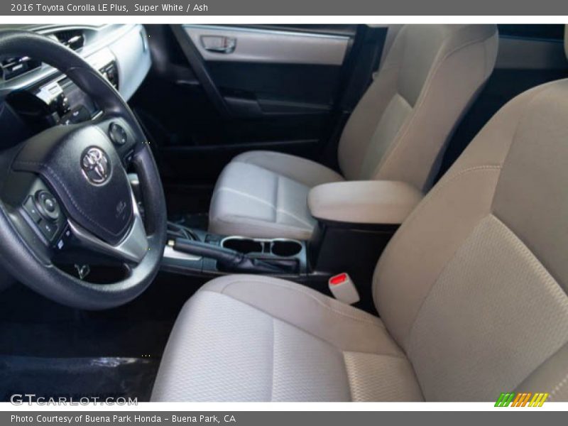 Super White / Ash 2016 Toyota Corolla LE Plus